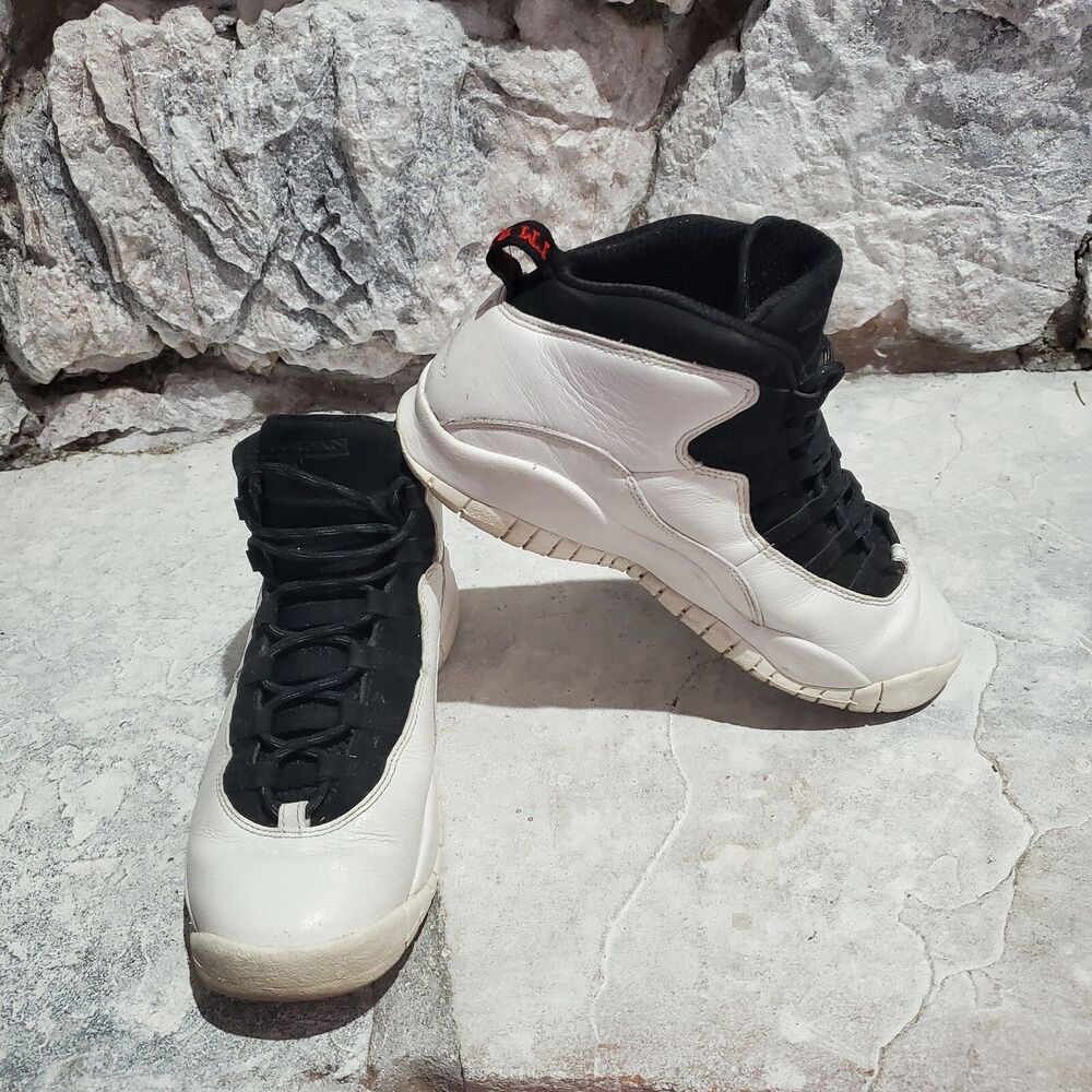 2017 Nike Air Jordan 10 X Retro Youth 6.5 Summit White Black IM BACK 310805-104